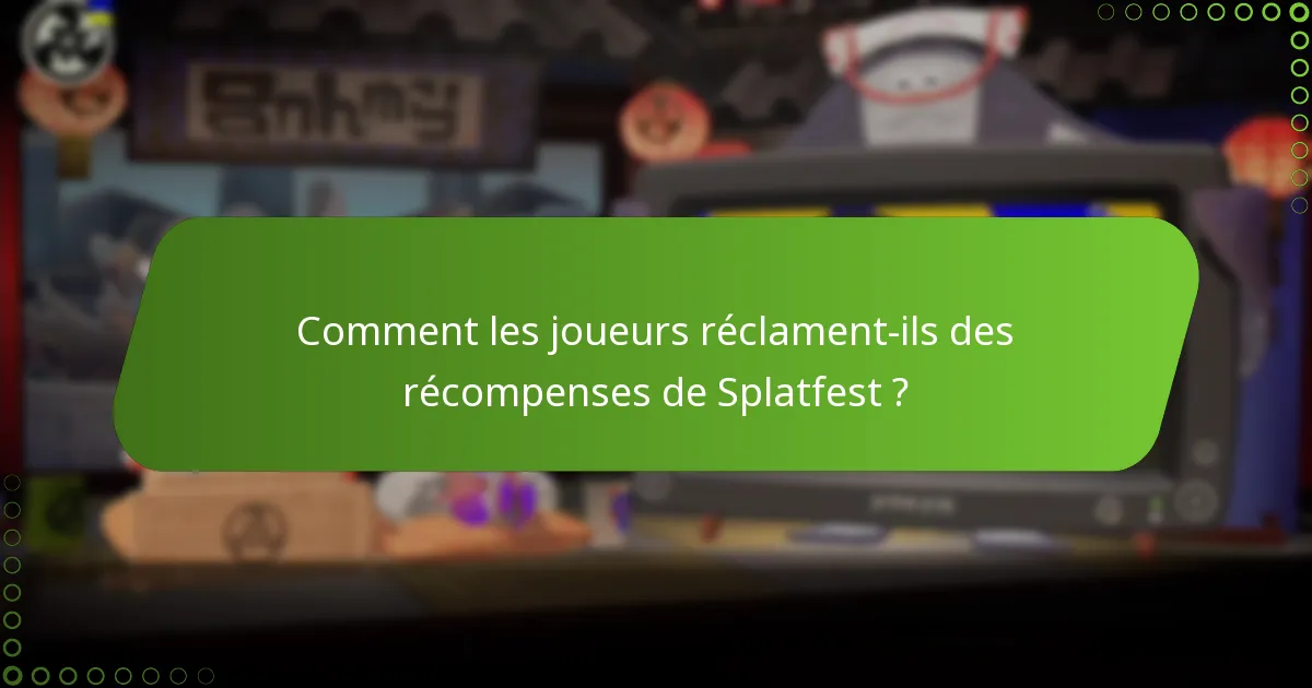 Quels retours la communauté a-t-elle fournis sur Splatfest ?