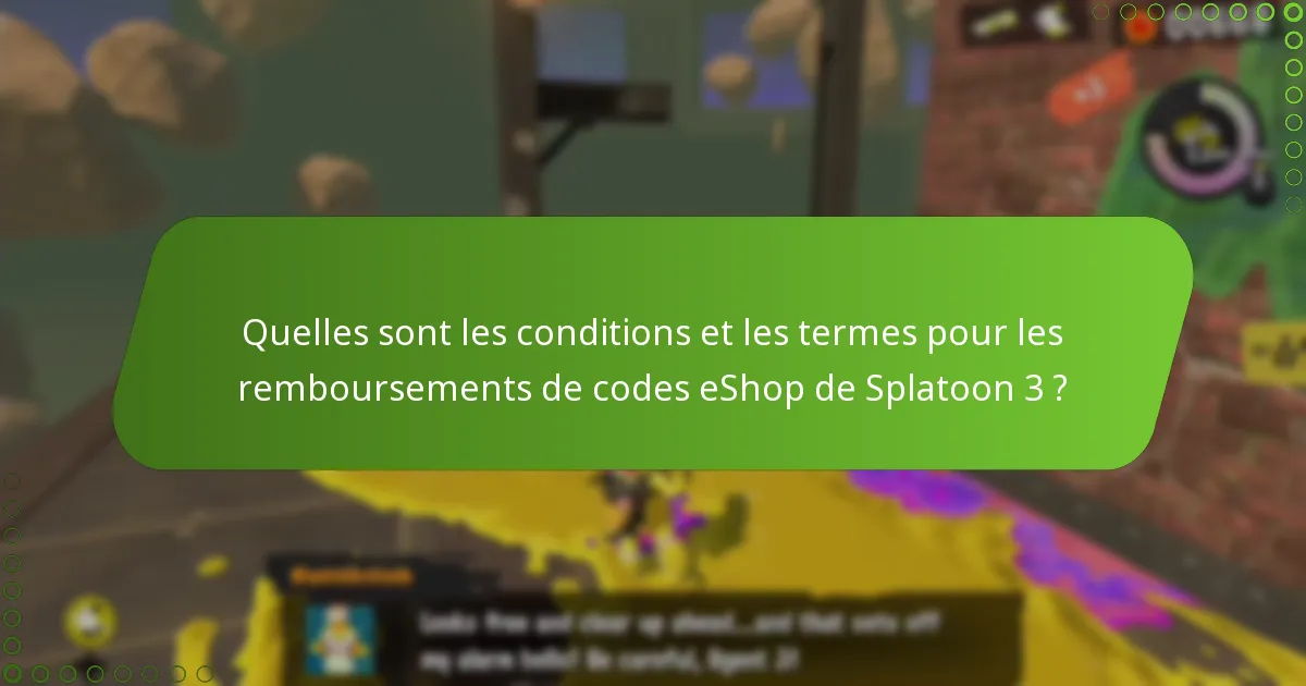 Comment les remboursements de codes eShop de Splatoon 3 se comparent-ils à ceux d’autres jeux Nintendo ?