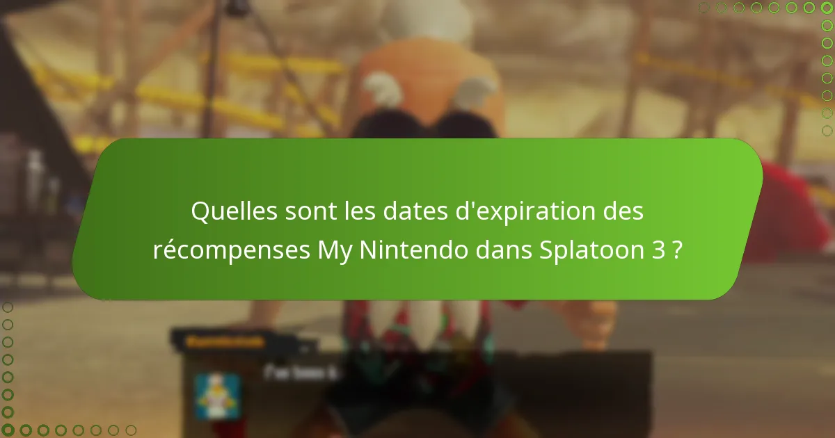 Quelles sont les politiques régissant les récompenses My Nintendo ?